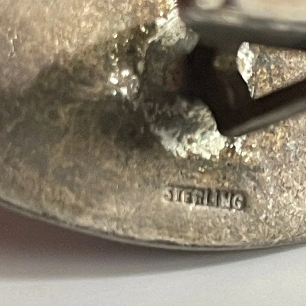 Vintage Sterling Silver Cufflinks F&S Fenwick & Sailors Monogram A 925 Patented